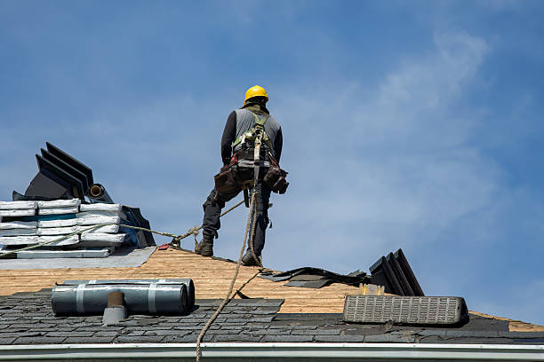 Professional Roof Installation technician working in Dendron, VA
